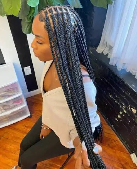 Regular Knotless Braids C